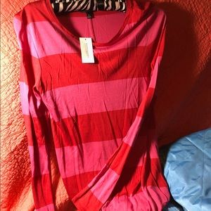 Banana Republic striped long sleeve tee